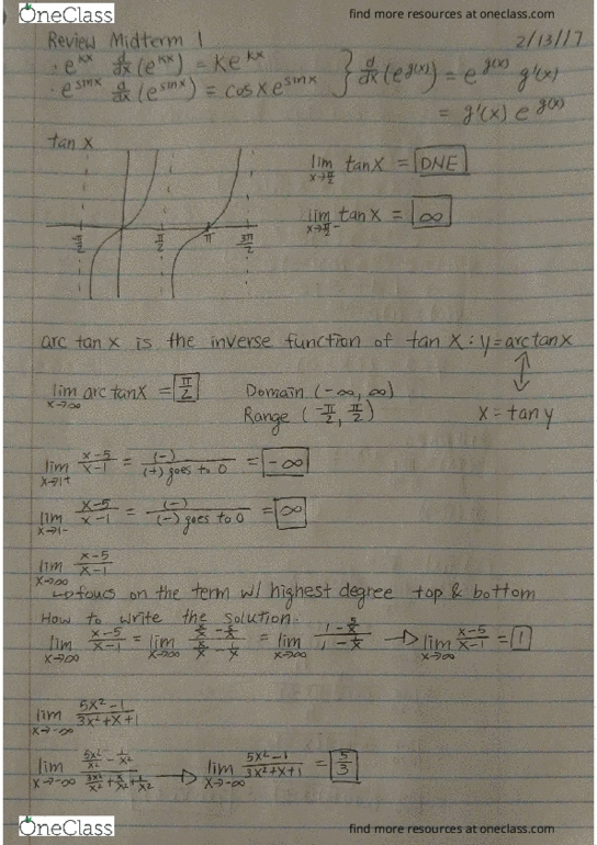 Math 180 Midterm Midterm 1 Review Oneclass Math 180 Midterm Midterm 1 Review Oneclass