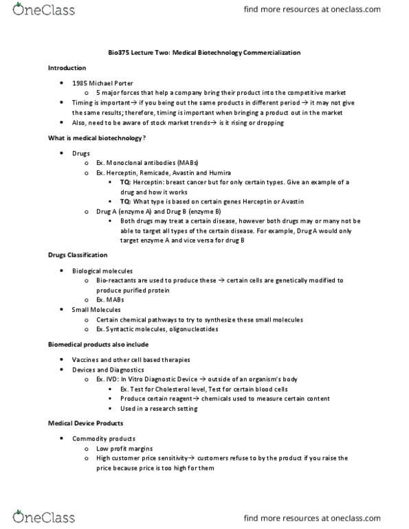 BIO375H5 Lecture 2: Bio375 Lecture Two thumbnail