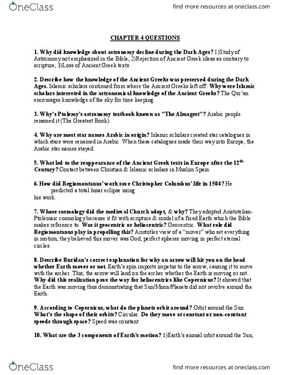 NATS 1745 Chapter 4-7: CH 4-7 Review Q Notes thumbnail