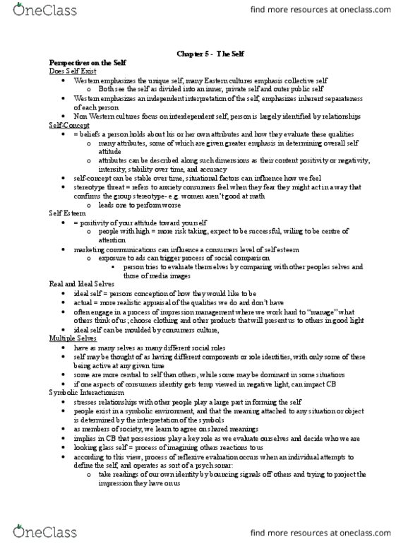 Management and Organizational Studies 3321F/G Chapter Notes - Chapter 5: Gender Role, Wearable Computer, Gender Bender thumbnail