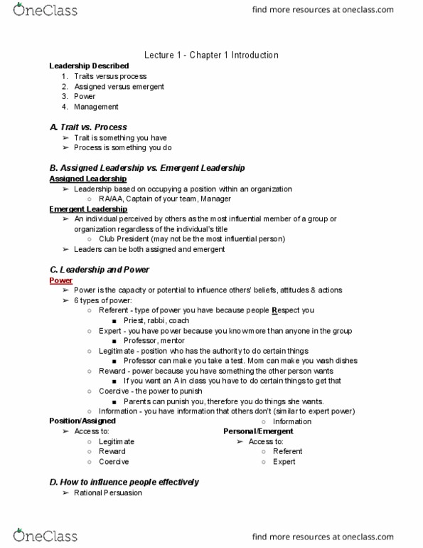 01:713:202 Lecture Notes - Lecture 1: Ingratiation, Problem Solving thumbnail