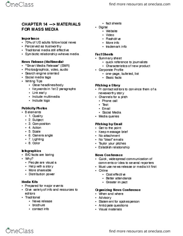 ADV 260 Lecture 14: CH 14 PR thumbnail