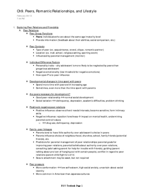 PSYC 355 Chapter Notes -Relyon, Social Intelligence, Socioeconomic Status thumbnail