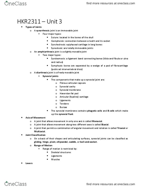 HKR 2311 Lecture 3: HKR2311 - Unit 3 thumbnail