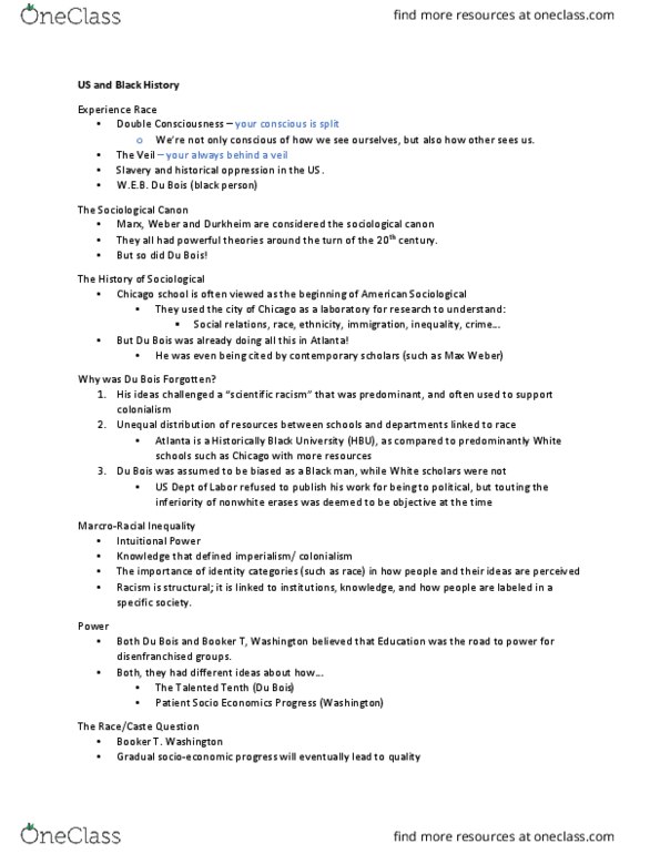 SOC 101 Lecture Notes - Lecture 3: Human Body, Discrimination Based On Skin Color, Impact Bias thumbnail