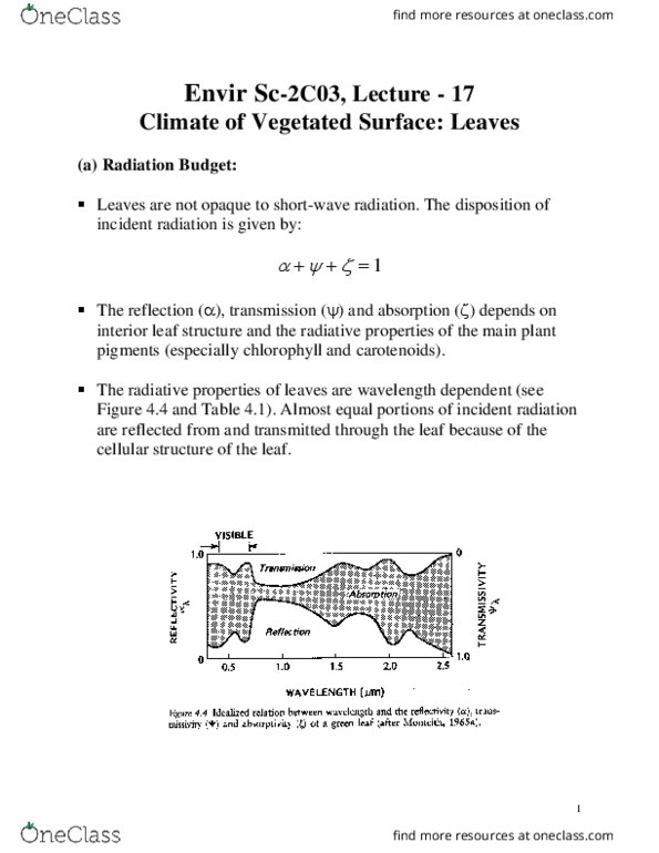 EARTHSC 2C03 Lecture Notes - Lecture 17: Trailing Edge, Water Potential, Leading Edge thumbnail