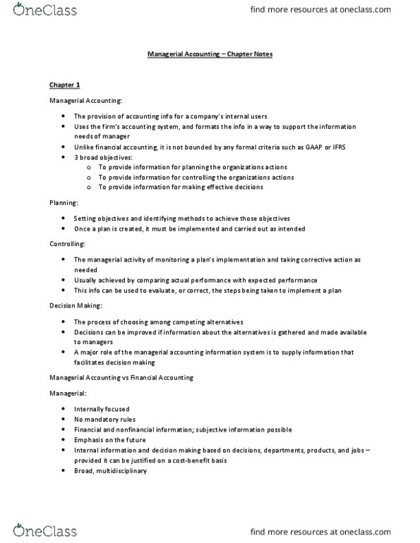 BUSI 2170U Chapter Notes - Chapter 1-3: Squared Deviations From The Mean, Dependent And Independent Variables, Gross Margin thumbnail