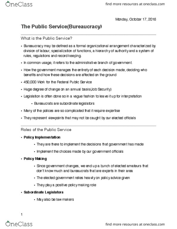 POLSCI 2D03 Lecture 5: L5-Bureaucracy thumbnail