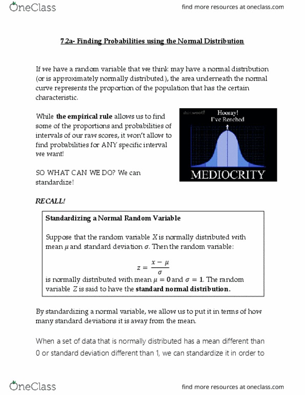 MATH 1F92 Lecture 10: Math+1F92-+7.2a-+Finding+Probabilities+using+Z-Tables+Fill+In thumbnail