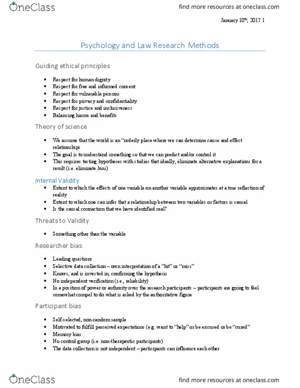 PSYCH230 Lecture Notes - Lecture 3: List Of Memory Biases thumbnail