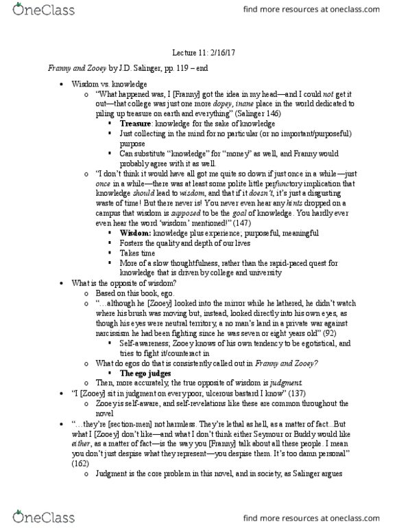 ENG 208 Lecture Notes - Lecture 12: Magic In Harry Potter thumbnail