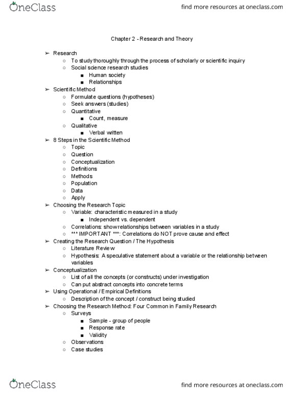 CFD 135 Lecture Notes - Lecture 2: Institutional Review Board, Sample Size Determination, Nuclear Family thumbnail