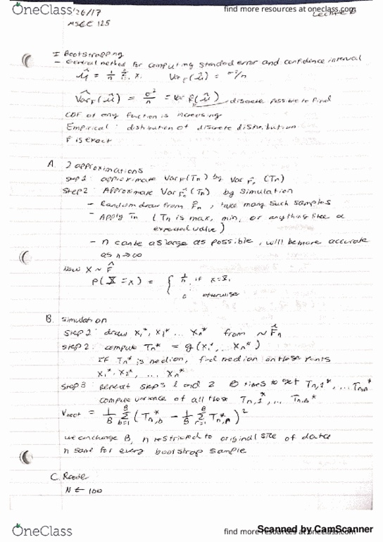 Class Notes For Ms E Mgmt Science Engineering At Stanford University Oneclass
