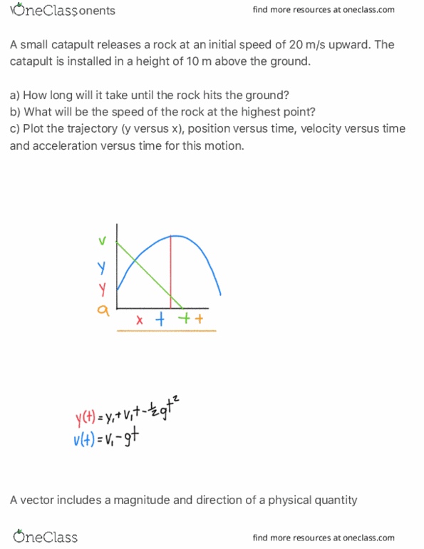 PHYS 1301W Lecture 1: Vector Components thumbnail