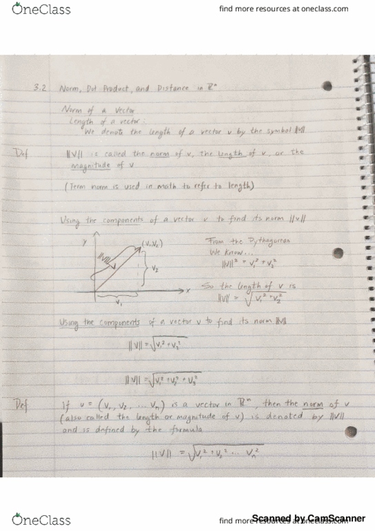 MATH 204 Lecture 11: 3.1 Vectors in 2-space, 3-space thumbnail