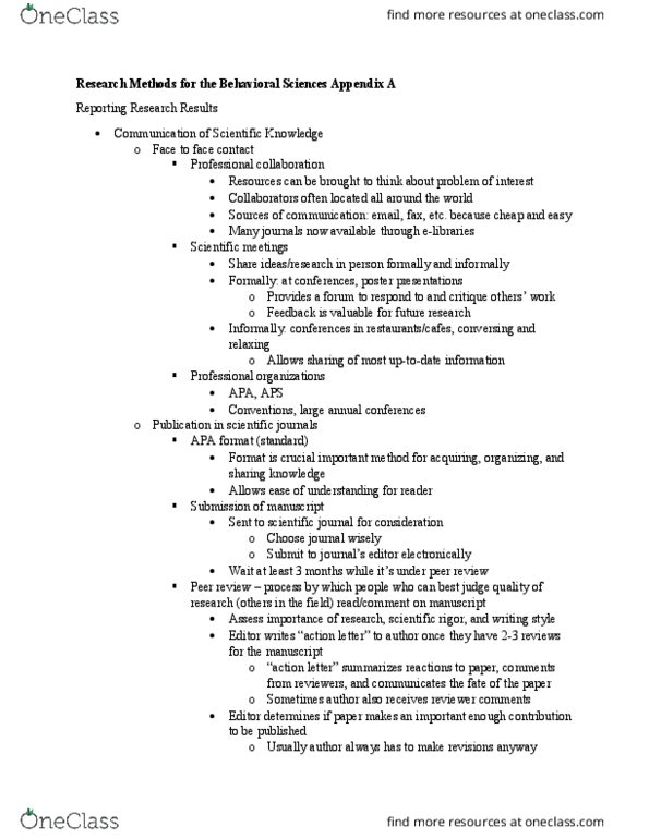 PSYC 300 Chapter Notes - Chapter A: Fax, Institute For Operations Research And The Management Sciences, Uptodate thumbnail