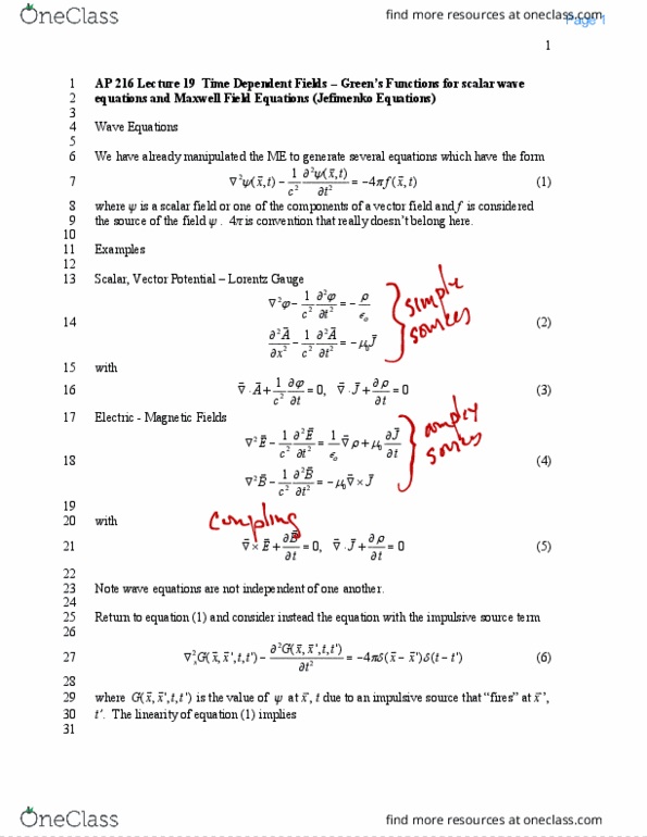 Engineering and Applied Sciences Applied Physics 216 Lecture 19: Lecture 19 thumbnail