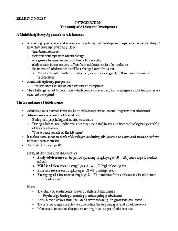 PS276 Lecture Notes - Libido, Operant Conditioning, Homeschooling thumbnail