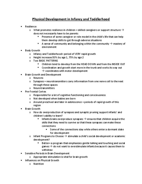 PSY30200 Lecture Notes - Lecture 6: Synaptic Pruning, Neuron, Depth Perception thumbnail