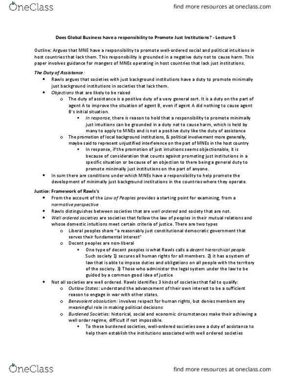 Physiology 2075G Lecture Notes - Lecture 5: Well-Order, Negative And Positive Rights, List Of From Eroica With Love Characters thumbnail