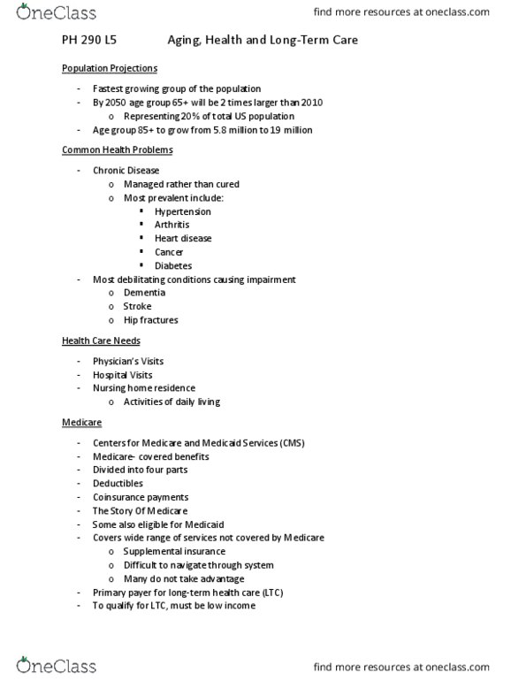 P H 290 Lecture Notes - Lecture 5: Long-Term Care, Co-Insurance, W. M. Keck Observatory thumbnail