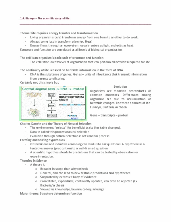 BIOL 102 Lecture Notes - Lecture 1: Hydrogen Bond, Colligative Properties, Chemical Bond thumbnail