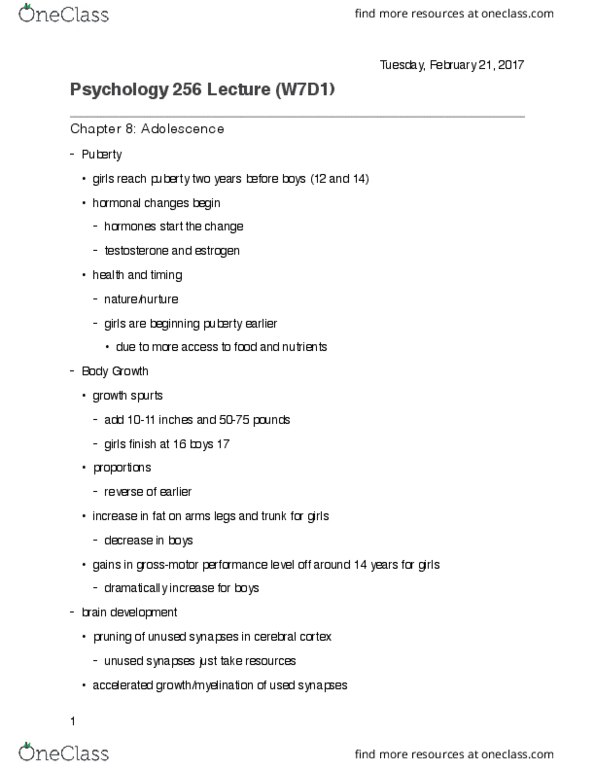 PSY 256 Lecture Notes - Lecture 11: Cognitive Bias, Deductive Reasoning, Imaginary Audience thumbnail