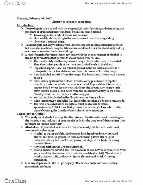 NATS 1575 Lecture Notes - Lecture 6: Immunoassay, National Highway Traffic Safety Administration, National Safety Council thumbnail