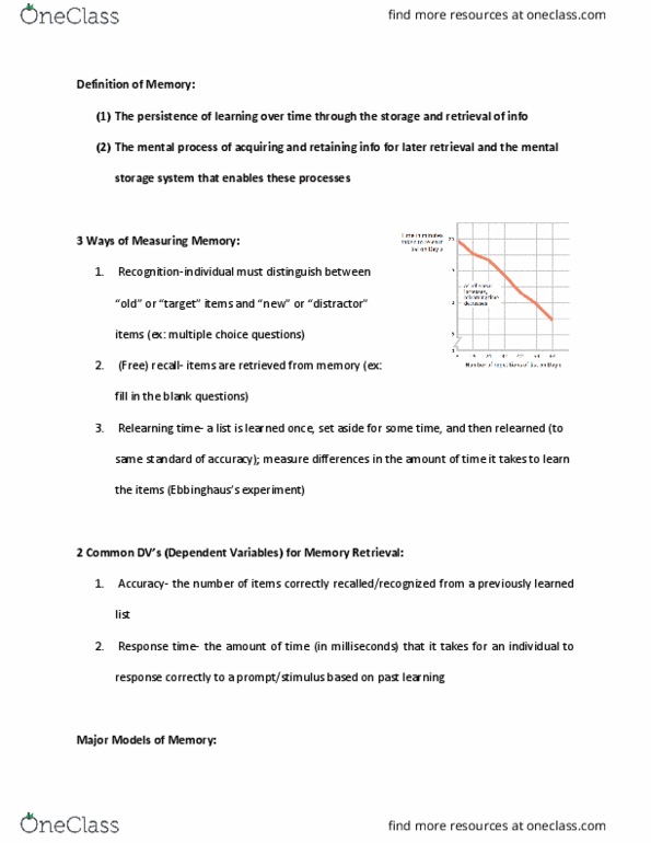 PSY 1305 Lecture Notes - Lecture 11: Cerebellum, Neural Pathway, Basal Ganglia thumbnail