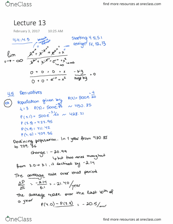 MATH 1LS3 Lecture 13: Lecture 13 NEATEST NOTES! thumbnail