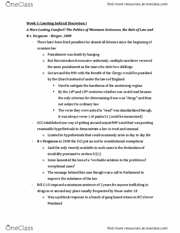 POLS 4050 Lecture Notes - Lecture 5: Psalm 51, United States Sentencing Commission, Regression Analysis thumbnail