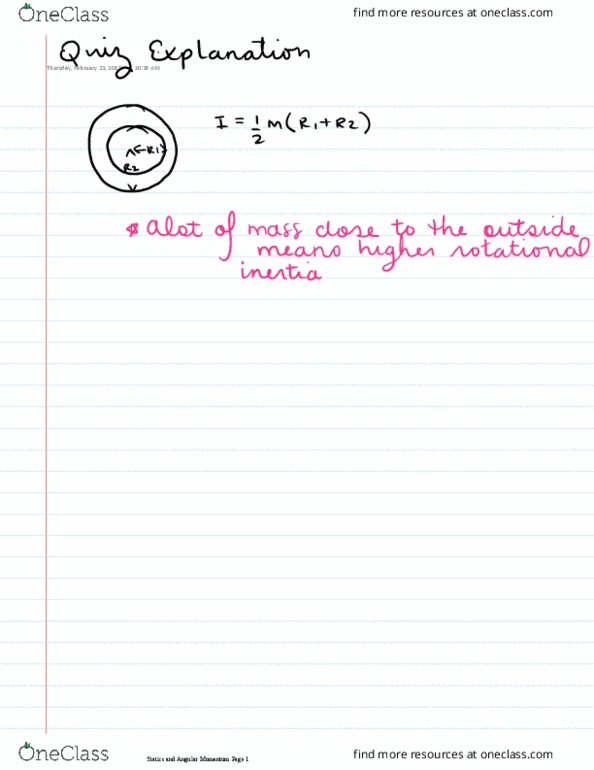 PHY 2060 Lecture 14: Statics and Angular Momentum thumbnail