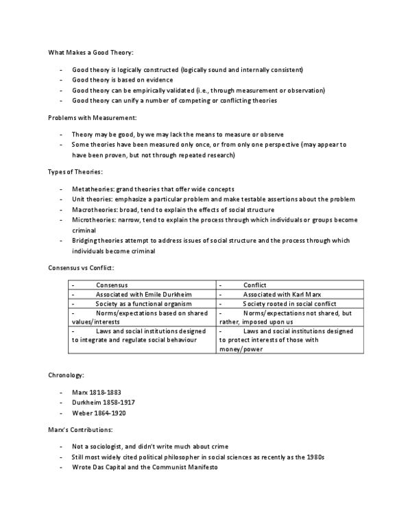 CRIM 104 Lecture Notes - Atavism, Heredity, Talcott Parsons thumbnail