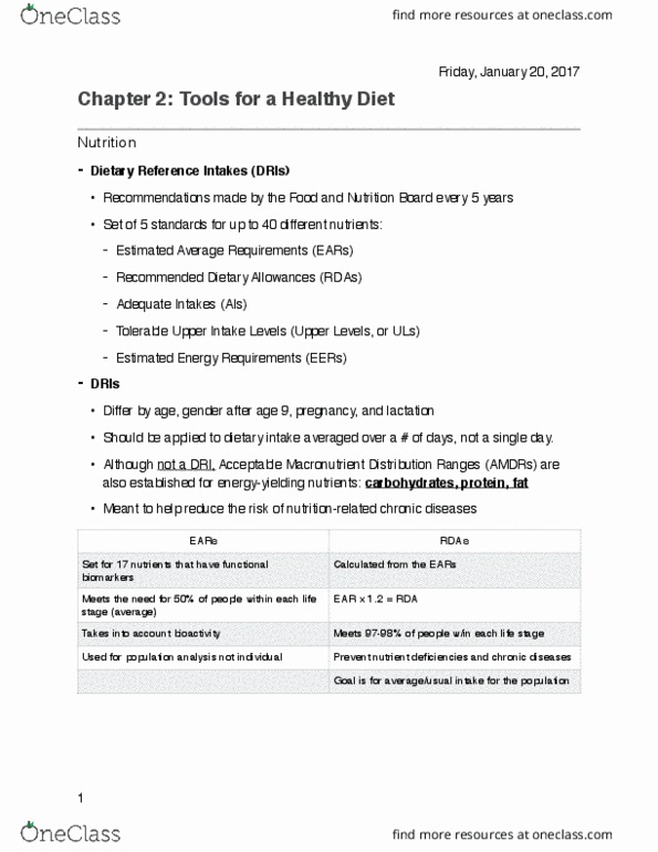 NUTR.2060 Lecture Notes - Lecture 2: Skimmed Milk, Osteoporosis, Bacon thumbnail