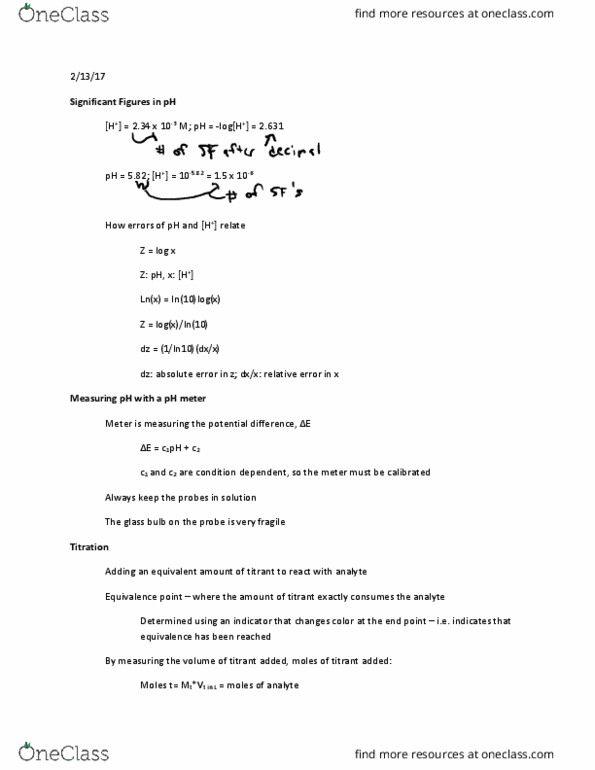 L07 Chem 151 Lecture Notes - Lecture 12: Molar Mass, Hygroscopy, Desiccator thumbnail
