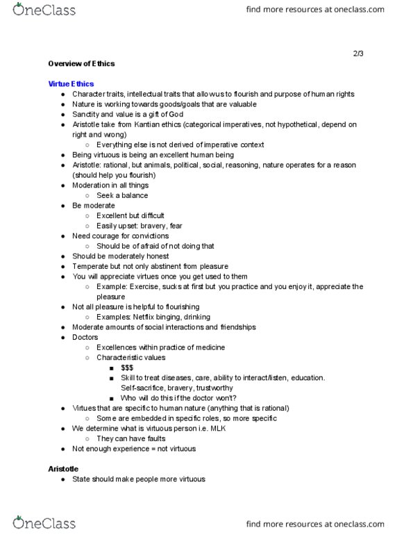 PHL 325M Lecture Notes - Lecture 4: Case-Based Reasoning, Primum Non Nocere, Hippocratic Oath thumbnail