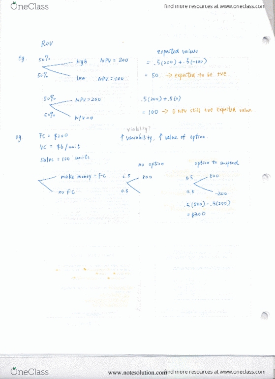 MGM230H5 Lecture Notes - Net Present Value thumbnail