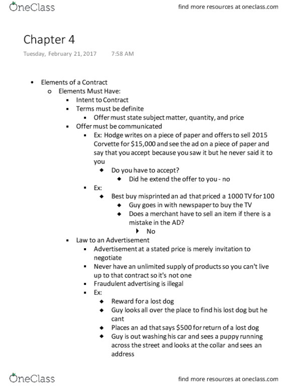 LGLS 1102 Lecture Notes - Lecture 3: Postal Reorganization Act, Ebay, Pepsico thumbnail