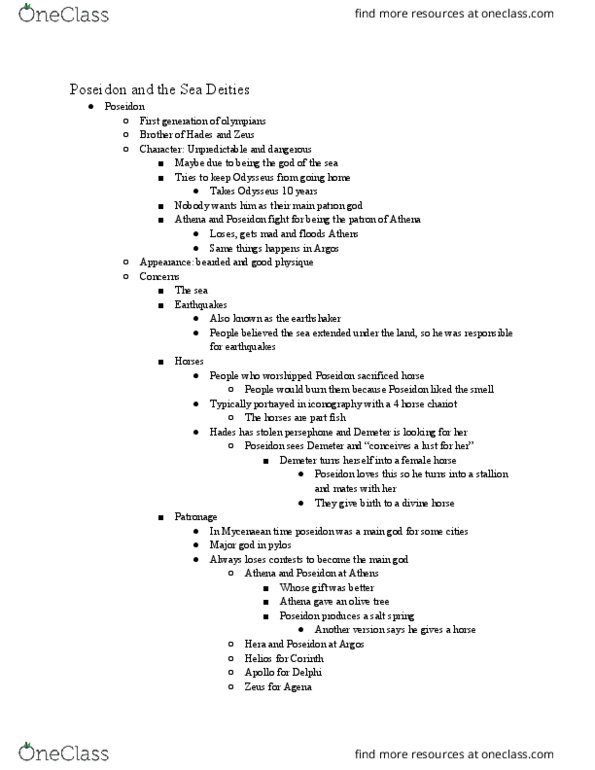 CLAS104 Lecture Notes - Lecture 6: Phorcys, Gorgon, Orthrus thumbnail