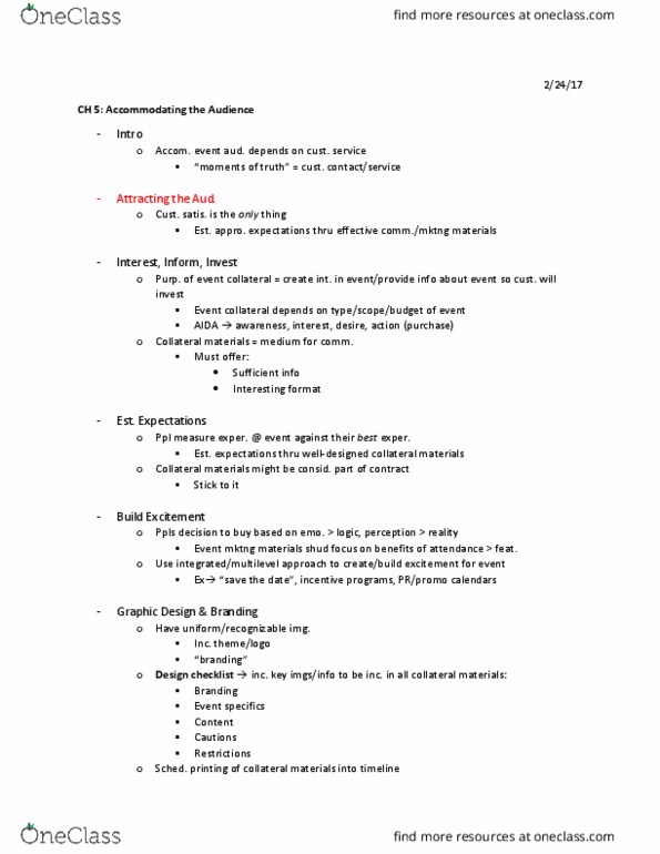 RECR 323 Chapter Notes - Chapter 5: Avail, Master Sergeant, Payment Card Industry Data Security Standard thumbnail