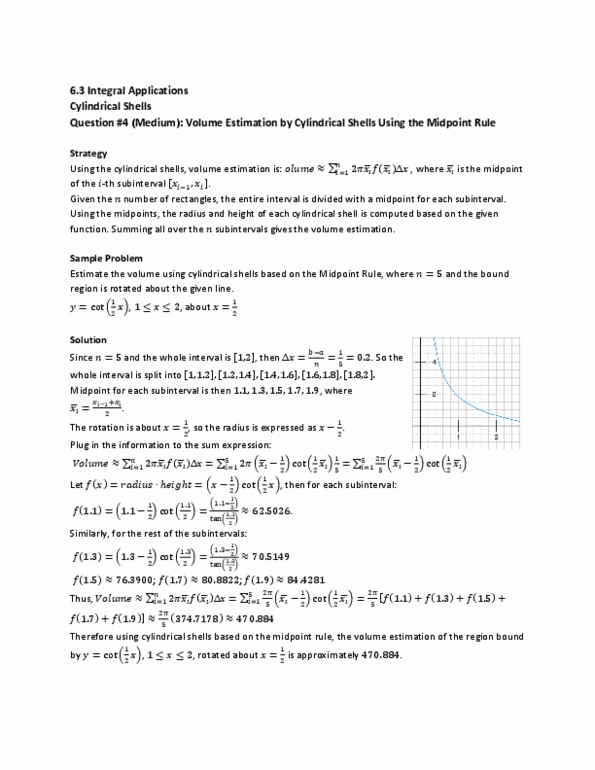 MAT136H1 Lecture Notes - Riemann Sum thumbnail