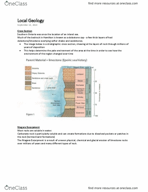 GEOG 2RC3 Lecture 5: Local Geology thumbnail