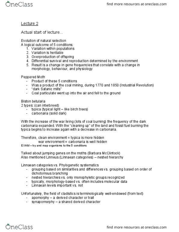 ZOO 2700 Lecture Notes - Lecture 1: Esophagus, Radium, Moulting thumbnail