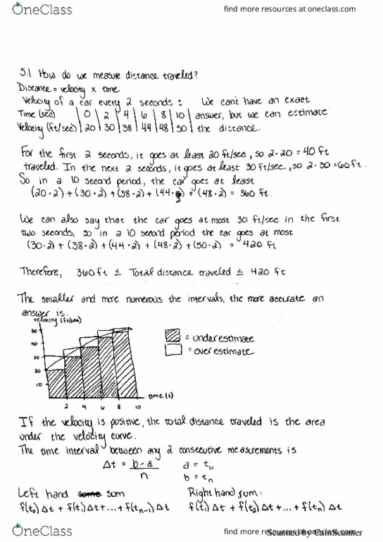 MATH 10B Chapter 5: Chapter 5: Key Concept: The Definite Integral thumbnail