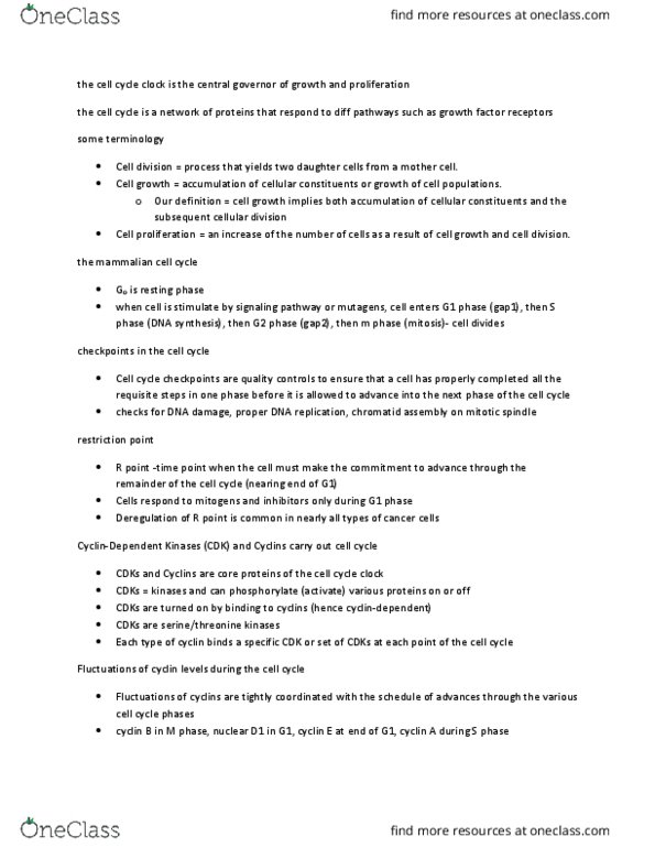 BMS 860 Lecture Notes - Lecture 7: Acetyl Group, Beta-Catenin, Basic Helix-Loop-Helix thumbnail