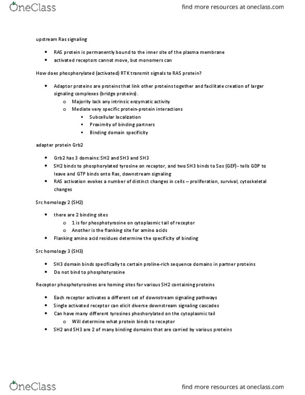 BMS 860 Lecture Notes - Lecture 5: Cyclin D1, Stat1, Catenin thumbnail