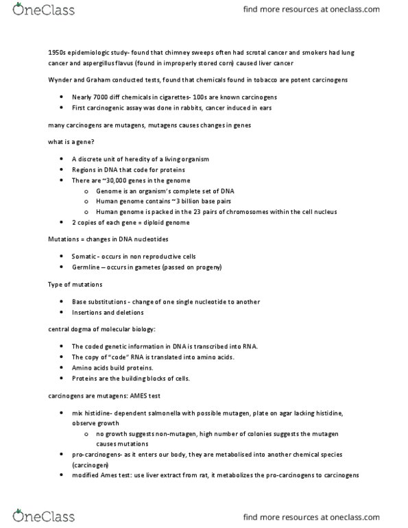 BMS 860 Lecture Notes - Lecture 2: Immune System, Provirus, Insertional Mutagenesis thumbnail