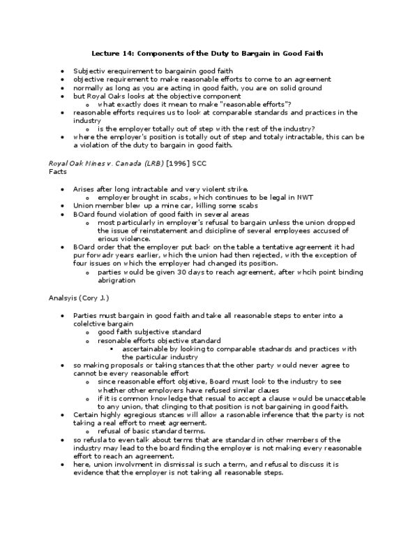 JS380 Lecture Notes - Lecture 14: Royal Oak Mines thumbnail