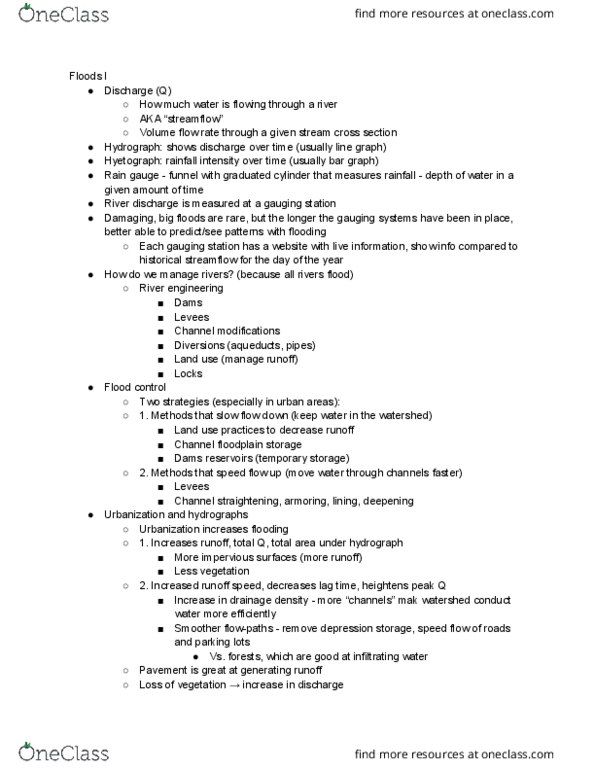 EESC1168 Lecture Notes - Lecture 18: Stormwater, Clearcutting, Positive Feedback thumbnail