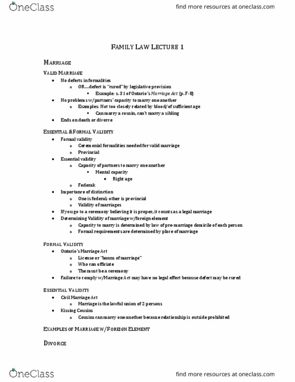 Law 2101 Lecture Notes - Lecture 11: Pension, Software, Civil Marriage Act thumbnail